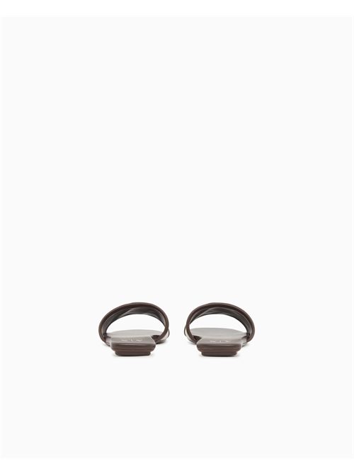 Sandali Flat in Canvas e con logo ARMANI EXCHANGE | XW002568AF22752/MZ766